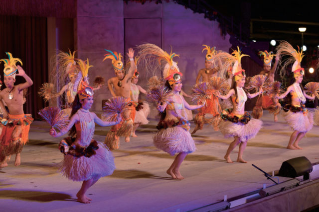 さまざまな踊りを披露