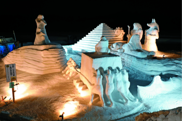 現代雪まつり発祥の地・十日町ならではの祭り「十日町雪まつり」