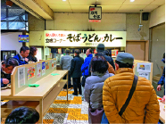 【新潟タウン×朝ごはん】オリジナルのカレーが必食!「名物万代そば」