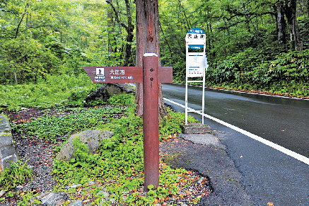 【Start】大正池バス停