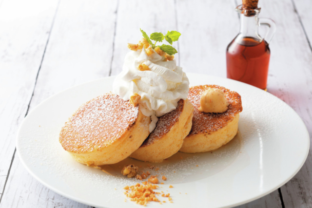 【富士山グルメ×富士山型グルメ】富士山パンケーキ