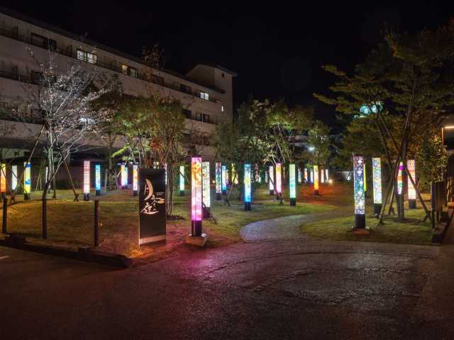 【月岡温泉街のおすすめスポット④】月あかりの庭