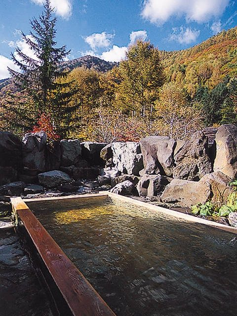 双色の源泉 山水館信濃