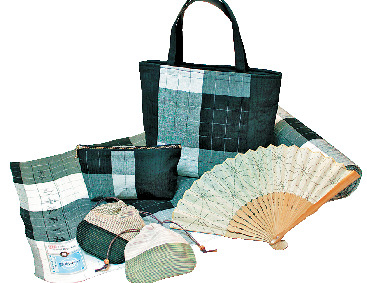 小千谷縮 格子トートバッグなど 9720円など