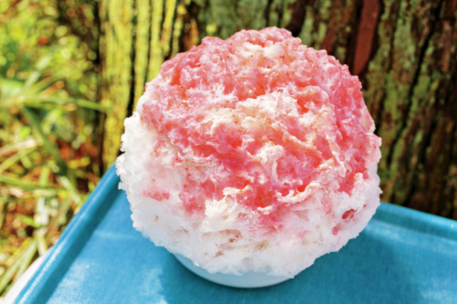 富士山の天然水で作ったかき氷「雲上かき氷/UNJYO COFFEE」