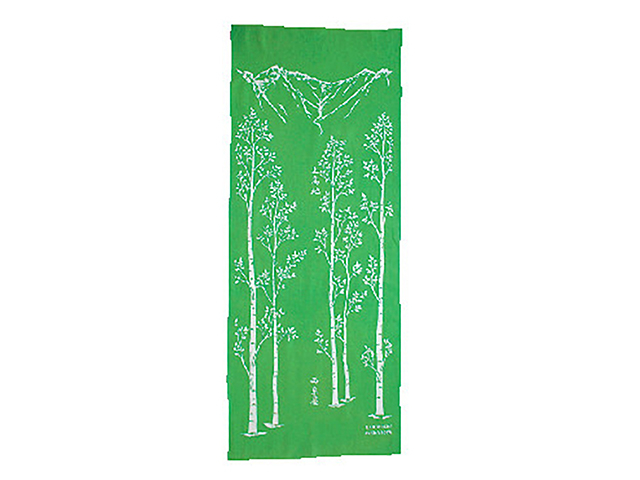 上高地らしいデザインが◎「上高地西糸屋山荘手ぬぐい」