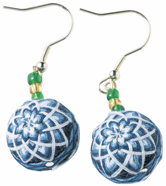 【松江×土産×松江雑貨】和紙てまりのピアス