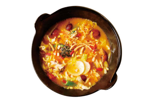 薬膳ほうとうが味わえる「いろいろ料理 ことぶき」