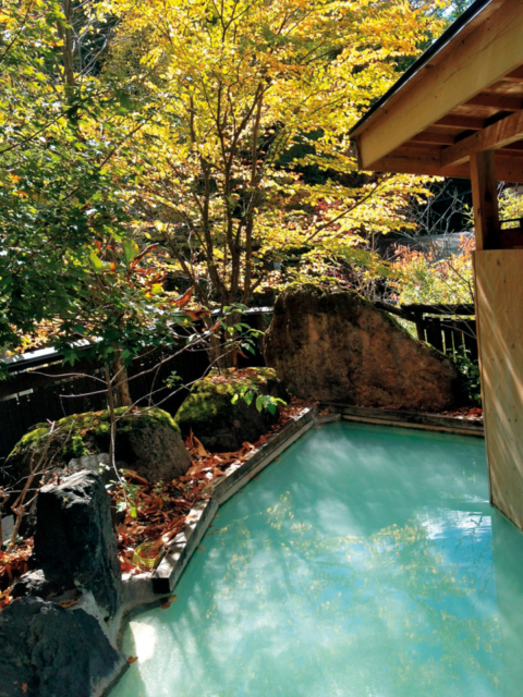 異なる2種類の源泉が楽しめる「かつらの湯 丸永旅館」