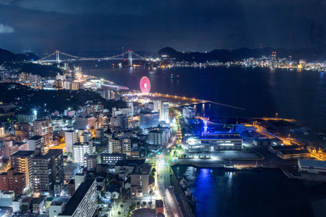 海峡ゆめタワーの展望室(29・30階)