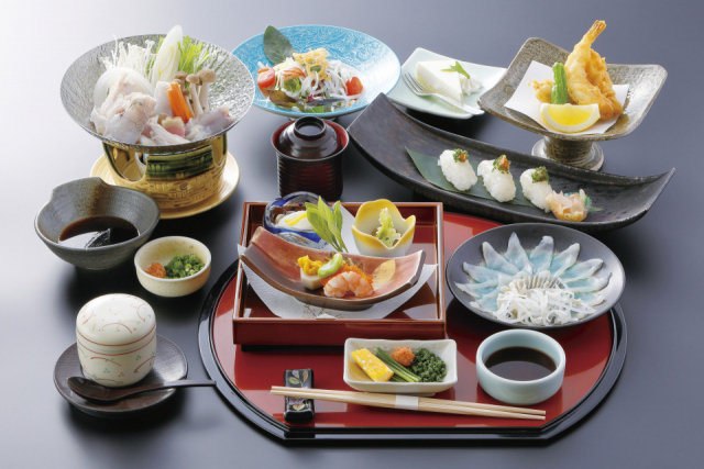 下関の名物がそろった贅沢メニュー「平家茶屋」