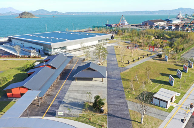 84体のくまモンがお出迎え!くまモンポート八代