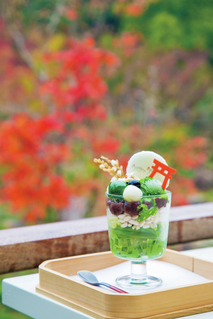 京都×紅葉カフェ 稲荷茶寮