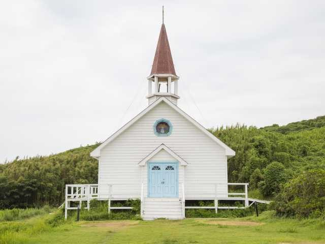 【角島の観光スポット】映画「四日間の奇蹟」ロケセット