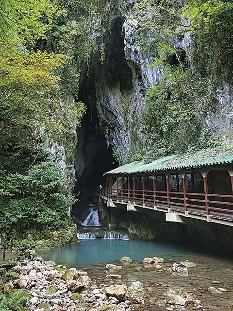 秋芳洞王道コース① 入口〜身代観音