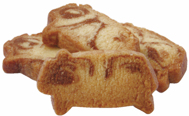 【阿蘇みやげ】阿蘇の草原とぶ牛クッキー(仔牛クッキー)