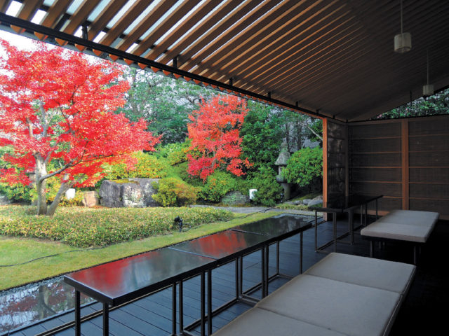 京都×紅葉カフェ 虎屋菓寮京都一条店