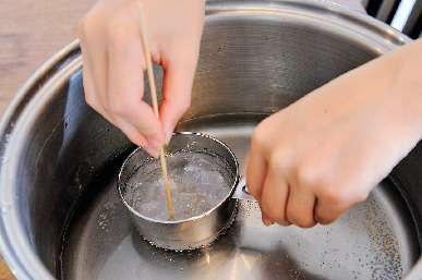 ハーブのグリセリンソープ作り