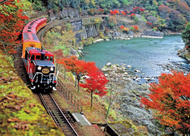 嵐山と保津川の美景を堪能
