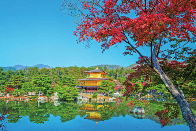 金閣寺周辺の紅葉おすすめスポット 金閣寺(鹿苑寺)(世界遺産)