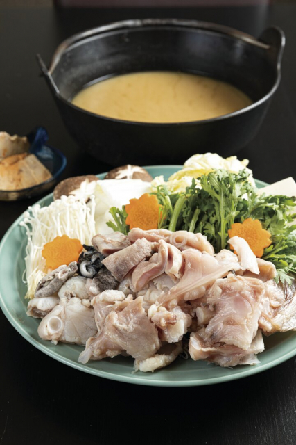 あん肝のうまみが溶け込んだ絶品スープ「ふく・長州料理 KATSUMOTO」