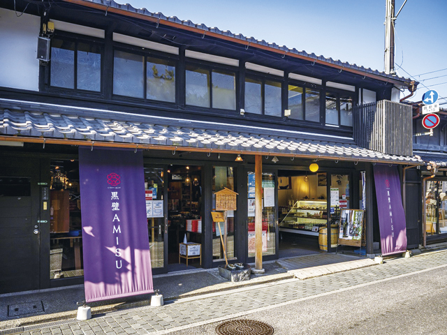 【黒壁スクエアのお土産スポット】黒壁五號館 黒壁AMISU