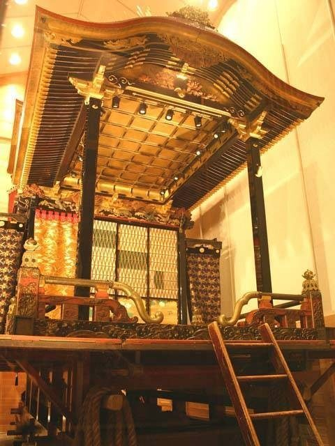 体験もできる!曳山の舞台模型