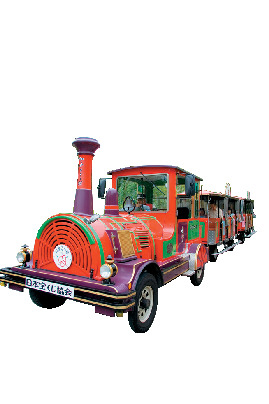 村内巡りに出発!チューチュートレイン