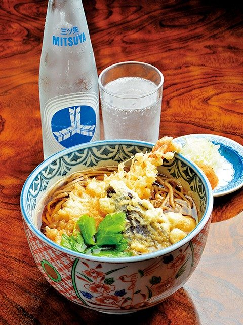 賢治のお気に入りのサイダー&そば