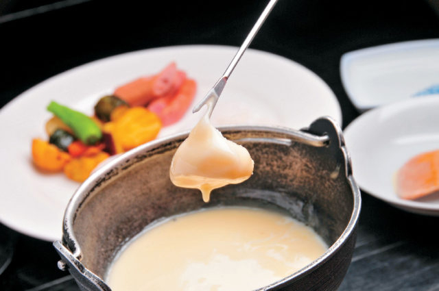 ソーセージ &もちフォンデュ