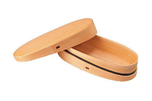 曲げわっぱ弁当箱 軌・黒