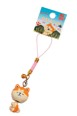 あきたいぬストラップ