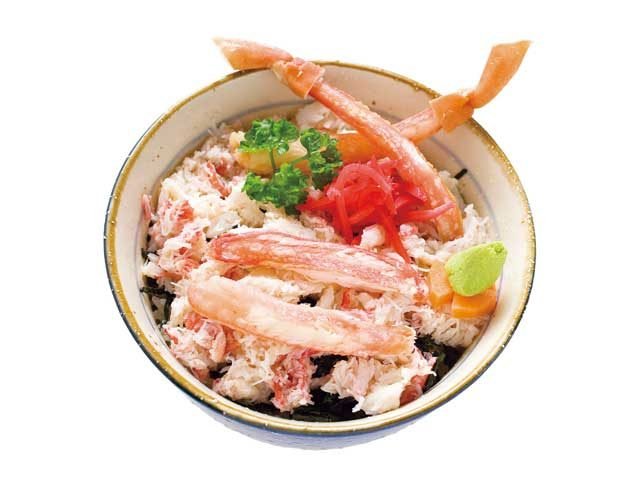カニ丼定食 1650円
