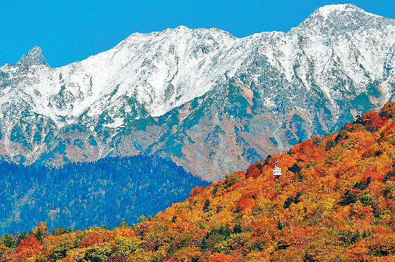 岐阜の絶景スポット④ 新穂高ロープウェイ
