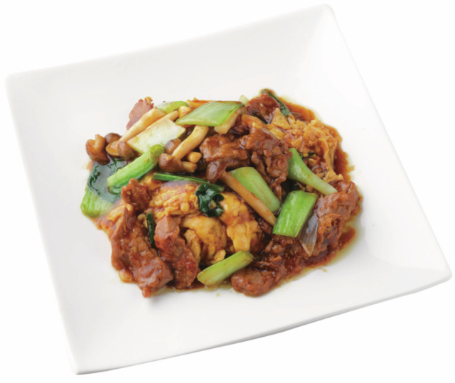 【カジュアルな近江牛】添加物不使用の近江牛のカキ油炒め「中国料理 沙羅」