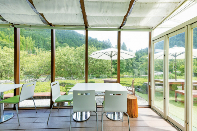 茶畑と川の景色に癒される「池川茶園工房Cafe」
