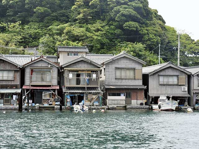 モデルプラン① 海の上から舟屋を見学「 海上タクシー 亀島丸」