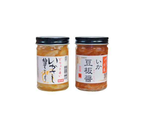 いか豆板醤・いかさし柚子こしょう 864円