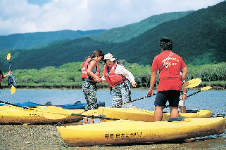 マングローブ原生林カヌー体験の流れ