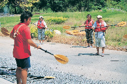 マングローブ原生林カヌー体験の流れ
