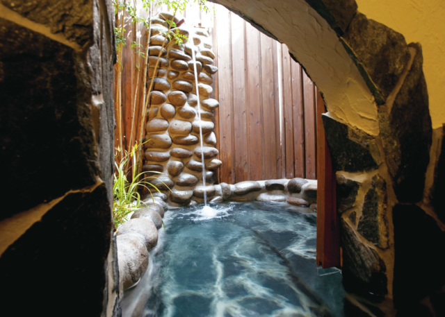 趣の異なる貸切風呂の人気が高い「うれしの源泉 百年の湯」