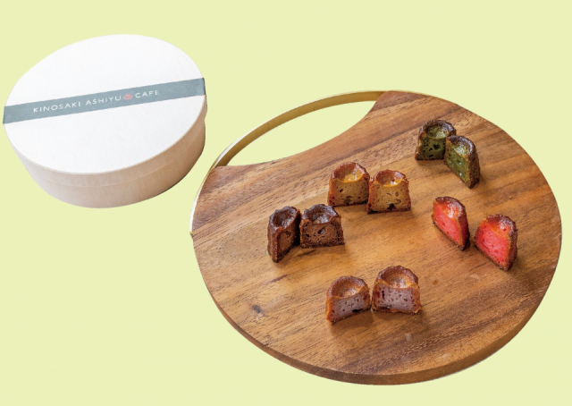 【城崎温泉みやげ&食べ歩き】お芋とカヌレ 城崎足湯カフェ