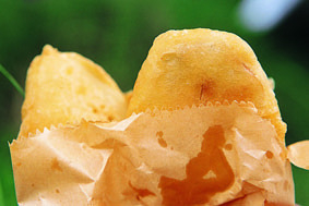 日曜市露店の様子