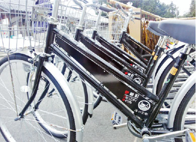 舟屋見学は無料のレンタサイクルで「伊根町観光案内所」