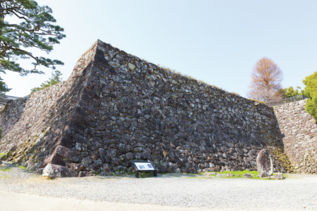 工夫された美しい石垣