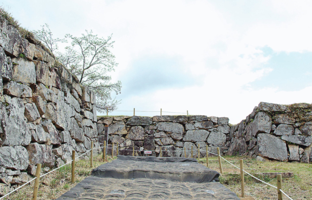 【竹田城跡のめぐり方】② 大手口 (枡形虎口)