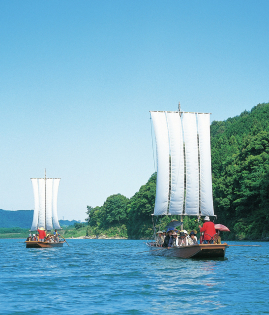【四万十川×ドライブ】②風流な帆掛け船に乗って川めぐり「舟母浪漫 松廣屋」