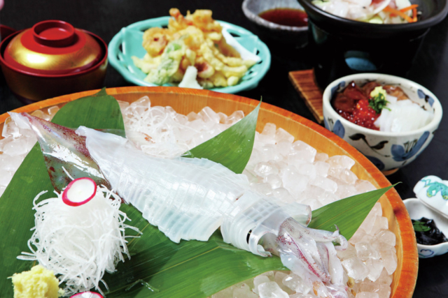 【鳥取港海鮮市場 かろいち×グルメ】天然海水いけす 海陽亭