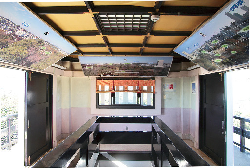 【浜松城の天守閣】展望台から富士を一望