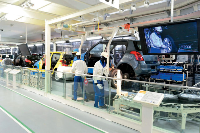 【浜松無料観光×スズキ歴史館】2階 現在のクルマづくり